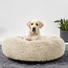 Washable Dog round Bed - Large Donut Dog Bed, Comfy Calming Cuddler
