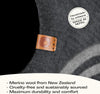 Cat Cave – Premium Felt Cat Bed for Indoor Cats, Handmade Merino Wool (Dark Grey, Medium)