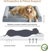 Summervibes BFPETHOME Orthopedic Self-Warming Calming Dog Bed for Medium-Large Dogs - Waterproof Couch Pet Bed with Removable, Washable Cover